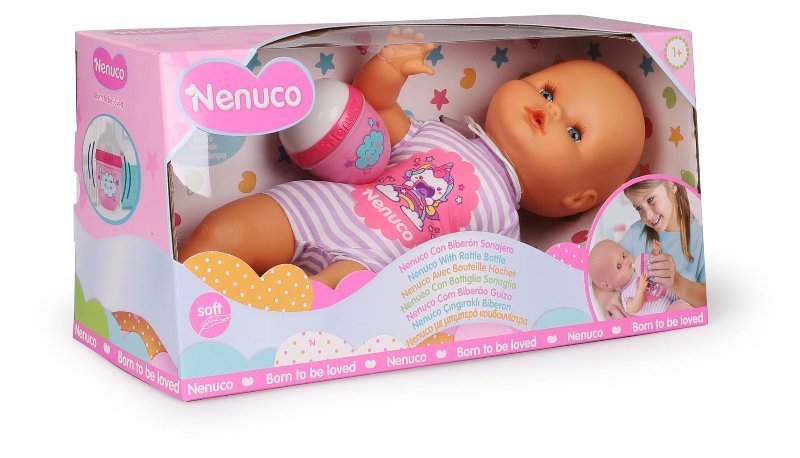 NENUCO CON BIBERON - ROSA giochi-preziosi
