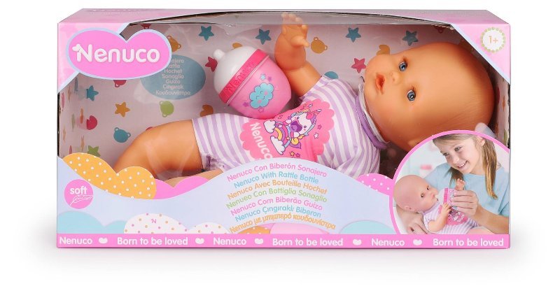 NENUCO CON BIBERON - ROSA giochi-preziosi