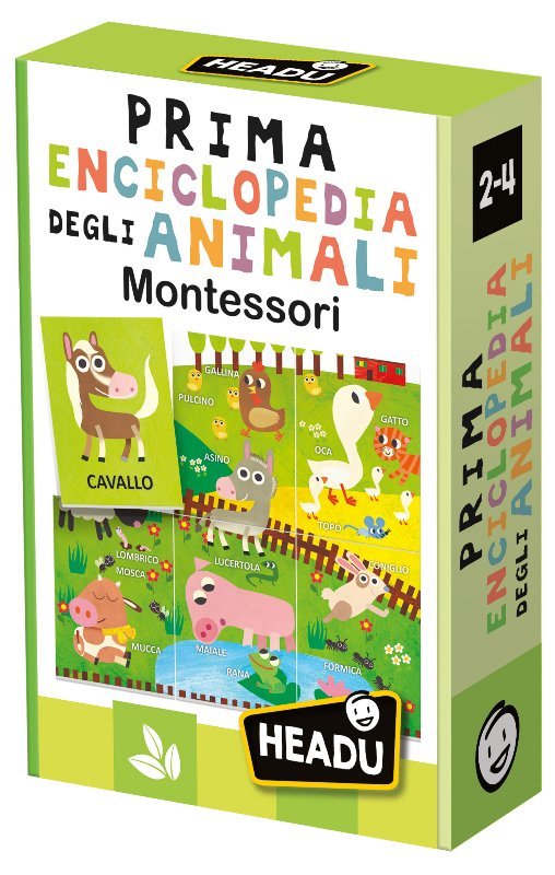 Flashcards Enciclopedia Animali Montessori headu