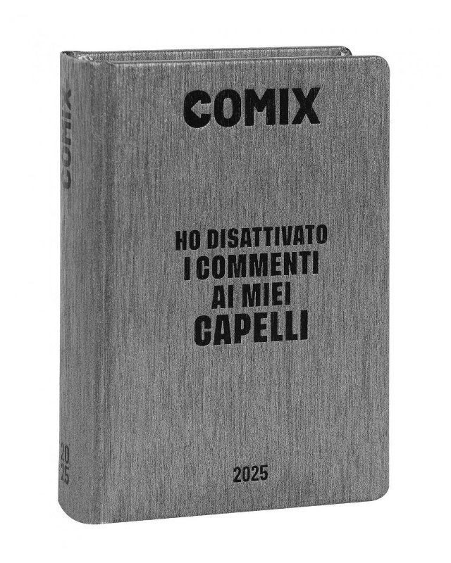 AGENDA COMIX 16M MINI GEAR BLACK FRANCO COSIMO PANINI EDITORE