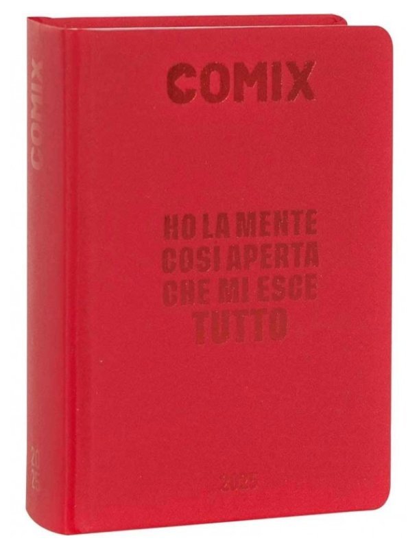 AGENDA COMIX 16M MINI DEEP RED FRANCO COSIMO PANINI EDITORE