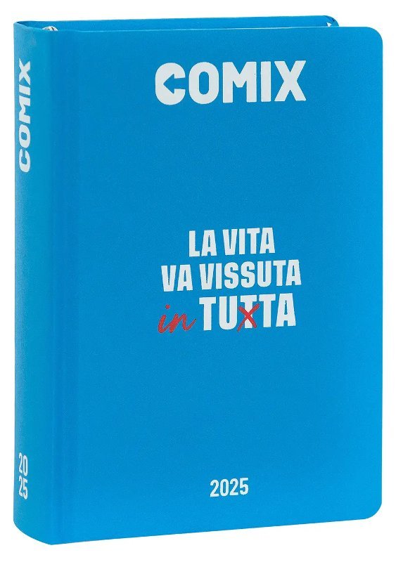 AGENDA COMIX 16M MINI CYAN FRANCO COSIMO PANINI EDITORE