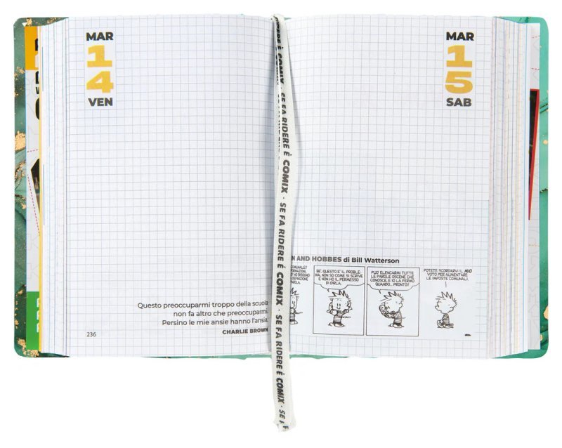 AGENDA COMIX 16M MINI FLUID MARBLE FRANCO COSIMO PANINI EDITORE