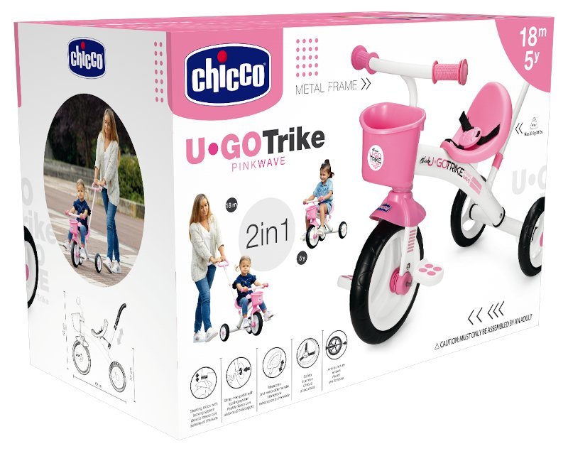 U-GO TRIKE PINK WAVE Artsana (Chicco)