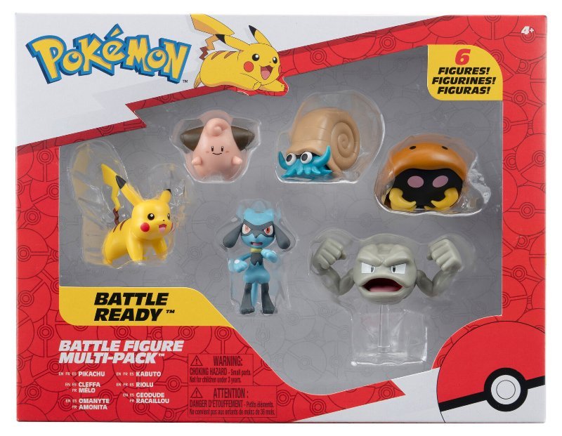 Pokemon confezione deluxe 6 personaggi (Assortimento) 4 Rei Toys SRL