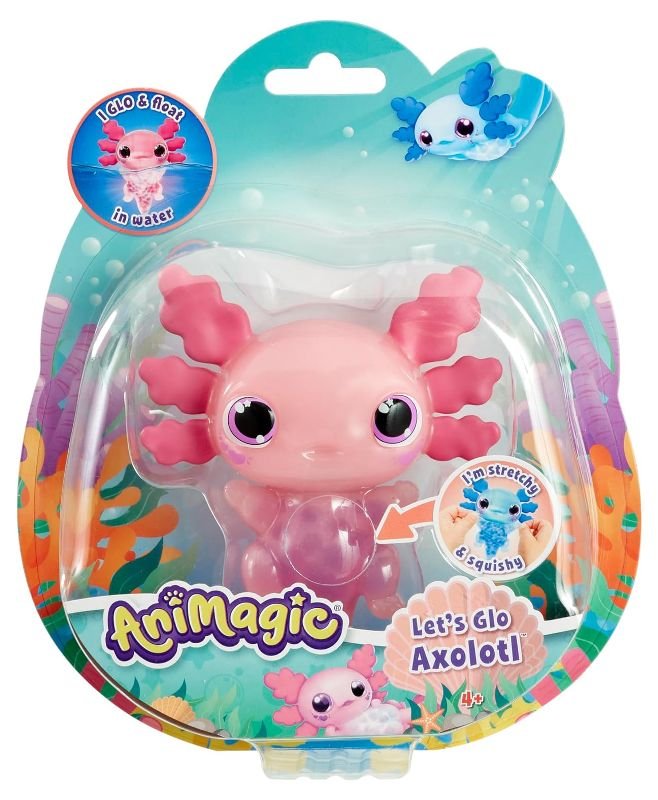 Animagic Let's Glo Axolotl Assortment Goliath Games