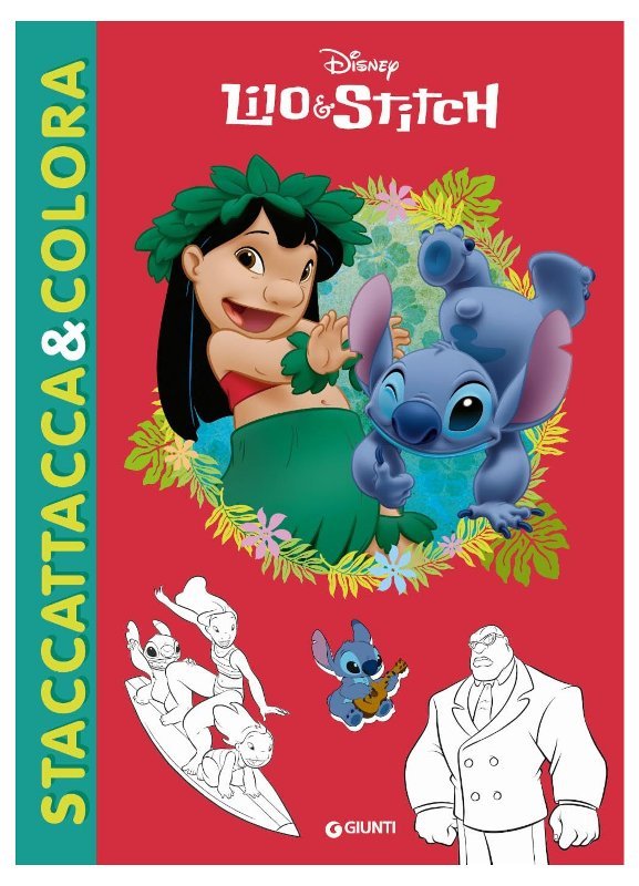 LIBRO STITCH STACCATTACCA&COLORA (WALT DISNEY) Giunti Editore S.P.A. (libretti per bambini)