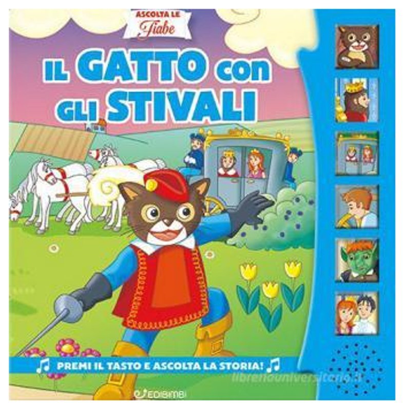 ASCOLTA LE FIABE10 GATTO CON STIVALI Edicart Style SRL (Libri per bambini)