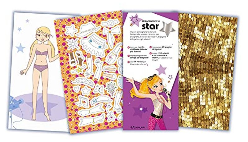 LIBRO FASHION GIRL STAR Edicart Style SRL (Libri per bambini)