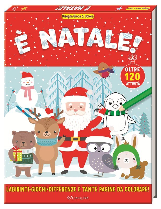 libretto e' Natale - Disegna gioca e colora Edicart Style SRL (Libri per bambini)