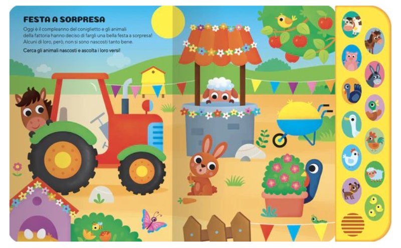 FATTORIA (DAMI EDITORE - PREMI E ASCOLTA) Giunti Editore S.P.A. (libretti per bambini)