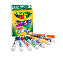 8 COLORI FIBRA LAVABILISSIMI PUNTA MAXI Crayola (distr. Binney & Smith)