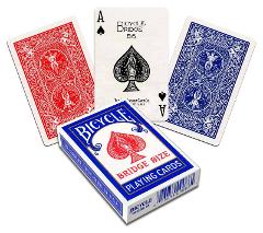 BICYCLE Bridge Size Standard Index United States Playing Card Company (Bicycle/Bee/Aviator)