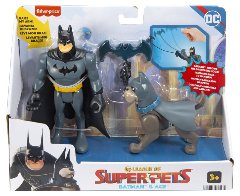 DC Super Pets Fig & Vehicle Batman & Ace mattel