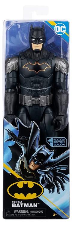 BATMAN Personaggio Batman Combact Grigio in scala 30 cm spin-master