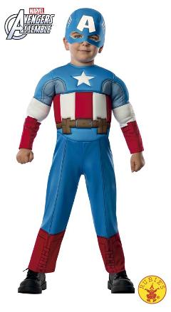 COSTUME CAPITAN AMERICA DELUXE PRESCHOOL 1-2 ANNI/ 98-104cm Rubie's Costume Company