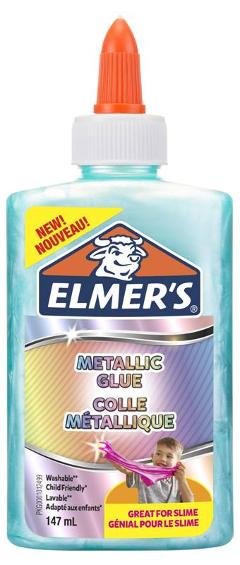 ELMER's Colla Liquida Colore VERDEACQUA METALLIZZATO Flacone da 147 ml Elmer's (distr. Neweel)