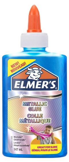 ELMER's Colla Liquida Colore BLU METALLIZZATO Flacone da 147 ml Elmer's (distr. Neweel)