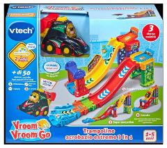 Vroom Vroom Go - Trampolino acrobazie estreme 3 in 1 V-Tech