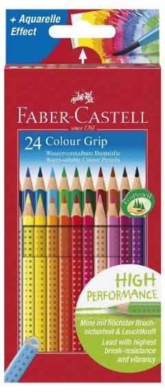 Matite Colorate Colour Grip Ast.c. 24 IT faber-castell