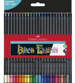 Matite Colorate Black Edition ast. 24x faber-castell