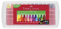 Ast. 24 pastelli a cera Jumbo faber-castell