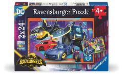 Puzzle 2x24 pz Batwheels ravensburger