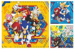 Puzzle 3x49 pz Sonic ravensburger