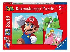 Puzzle 3x49 pz Super Mario ravensburger