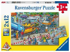 Puzzle 2x12 pz Work in progress ravensburger