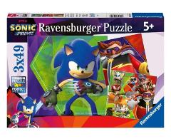 Puzzle 3x49 pz Sonic Prime ravensburger