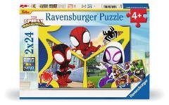 Puzzle 2x24 pz Spidey ravensburger