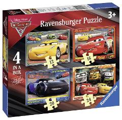 Puzzle 4in1 Cars 3 ravensburger