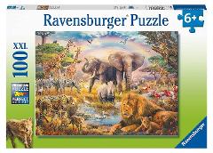 Puzzle 100 pz La savana africana ravensburger