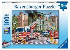 Puzzle 100 pz Pompieri ravensburger