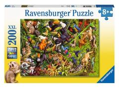 Puzzle 200 pz Giungla vivace ravensburger