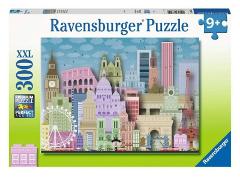 Puzzle 300 pz Europa colorata ravensburger