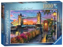 Puzzle 1000 pz Tower Bridge al tramonto ravensburger