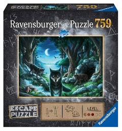 Puzzle 759 pz Escape Il branco di lupi ravensburger