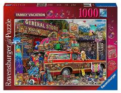 Puzzle 1000 pz Vacanze di famiglia ravensburger