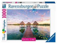 Puzzle 1000 pz Rifugio tropicale ravensburger