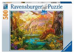 Puzzle 500 pz La terra dei dinosauri ravensburger