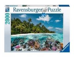 Puzzle 2000 pz Un tuffo alle Maldive ravensburger