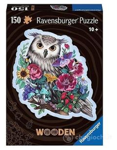 Puzzle di legno Gufo 150 pz ravensburger