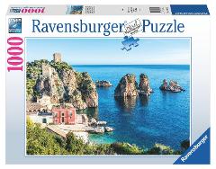 Puzzle 1000 pz Faraglioni di Scopello, Sicilia ravensburger