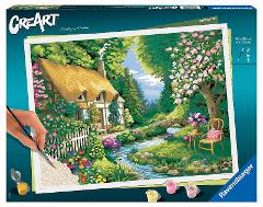 CreArt Serie Premium B Cottage al fiume ravensburger