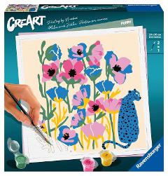 CreArt Serie Trend quadrati Poppy Papaveri ravensburger