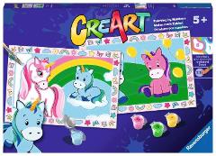 CreArt Serie Junior 2 x Divenrtenti unicorni ravensburger