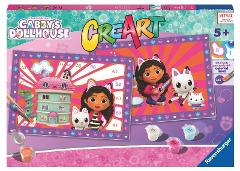 CreArt Serie Junior 2 x Gabby's Dollhouse ravensburger