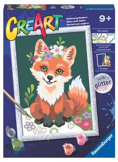 CreArt Serie D Classic Volpe con i fiori ravensburger